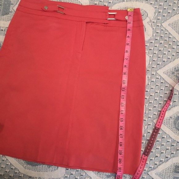 Bianca Nygard coral colored mini skirt - Picture 14 of 14